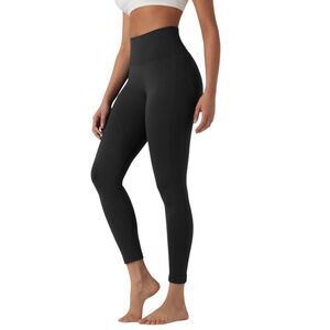 NWT Halara Black Seamless Flow Tummy Control Butt Lifting High Waist Leggings XL